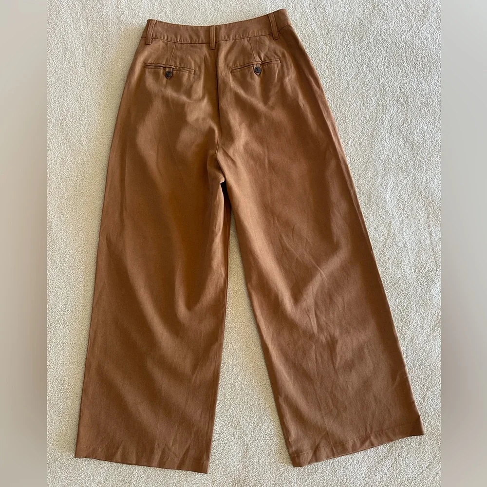 Madewell The Harlow Wide-leg Pant | Color: Acorn | Size 2 - Picture 8 of 12